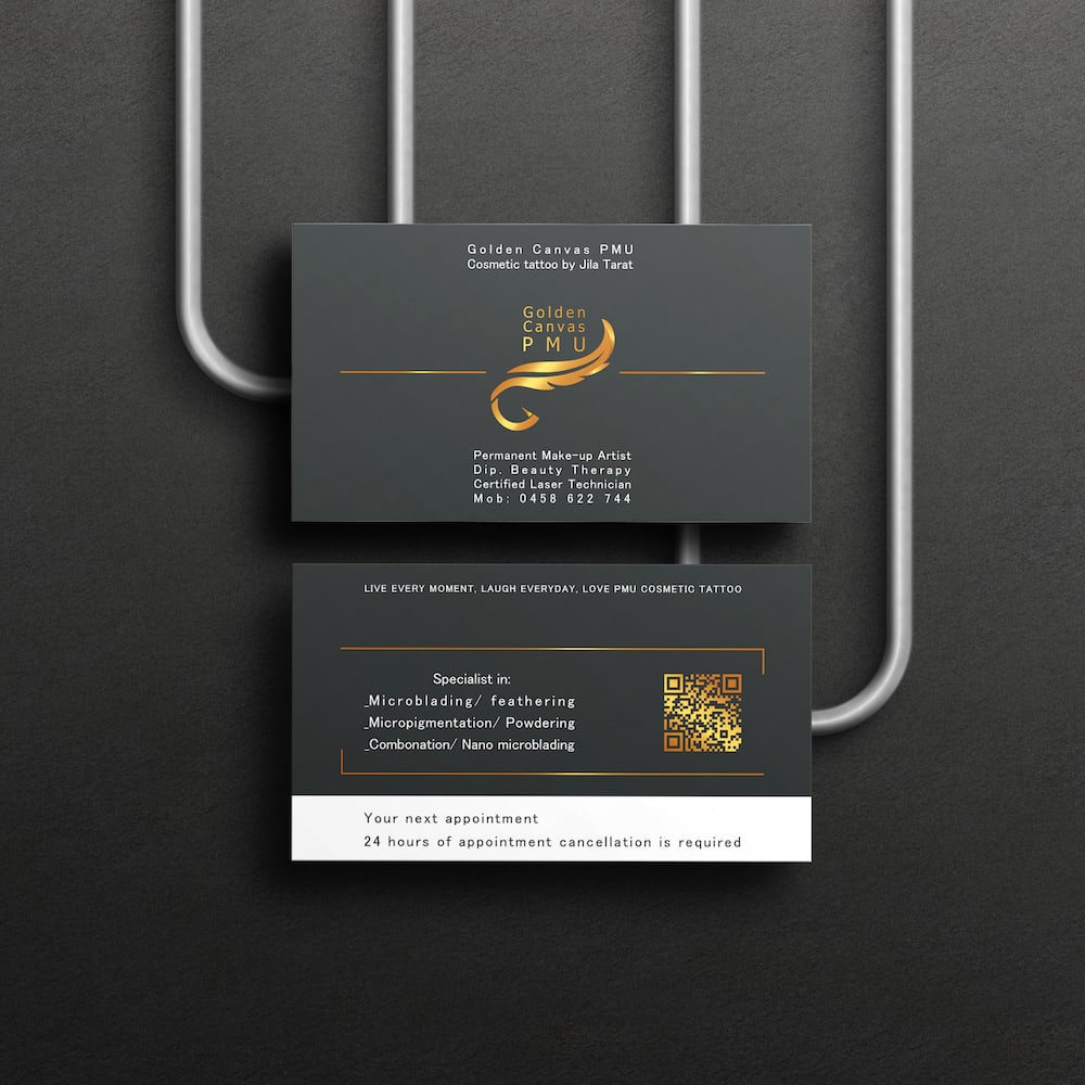 Golden Canvas cards